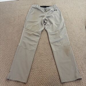 LG Gray Baseball Versatile Cotton-Blend Pants